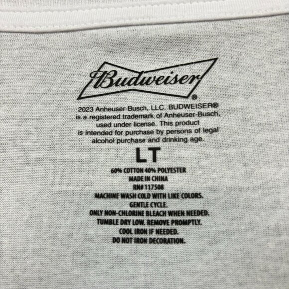 Budweiser King of Beers Six Pack T-shirt size large - Picture 4 of 4